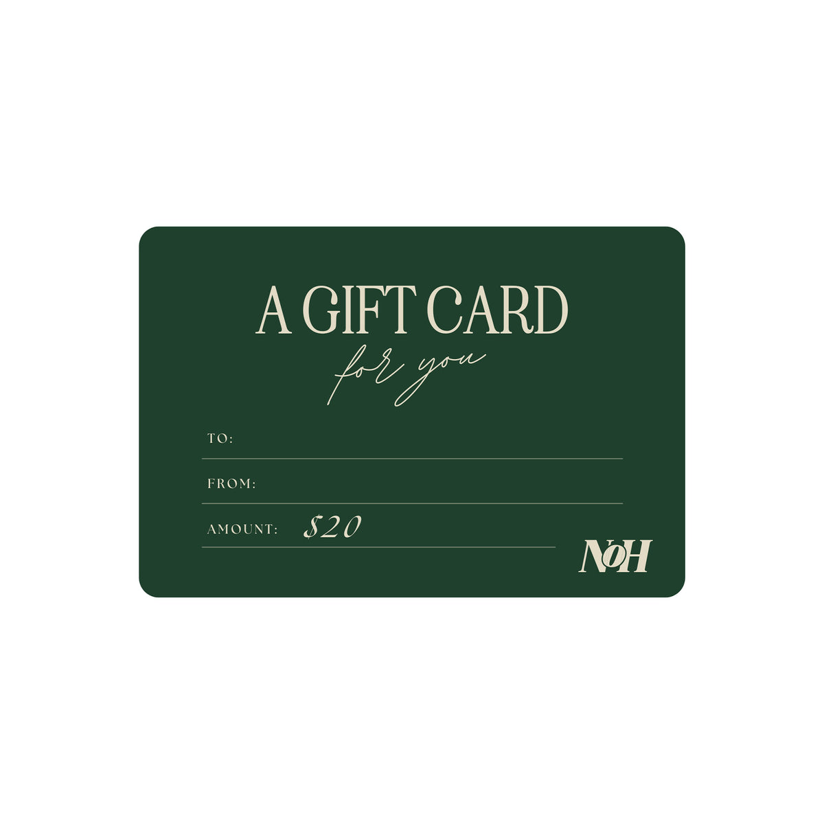 Notions of Habit eGift Card