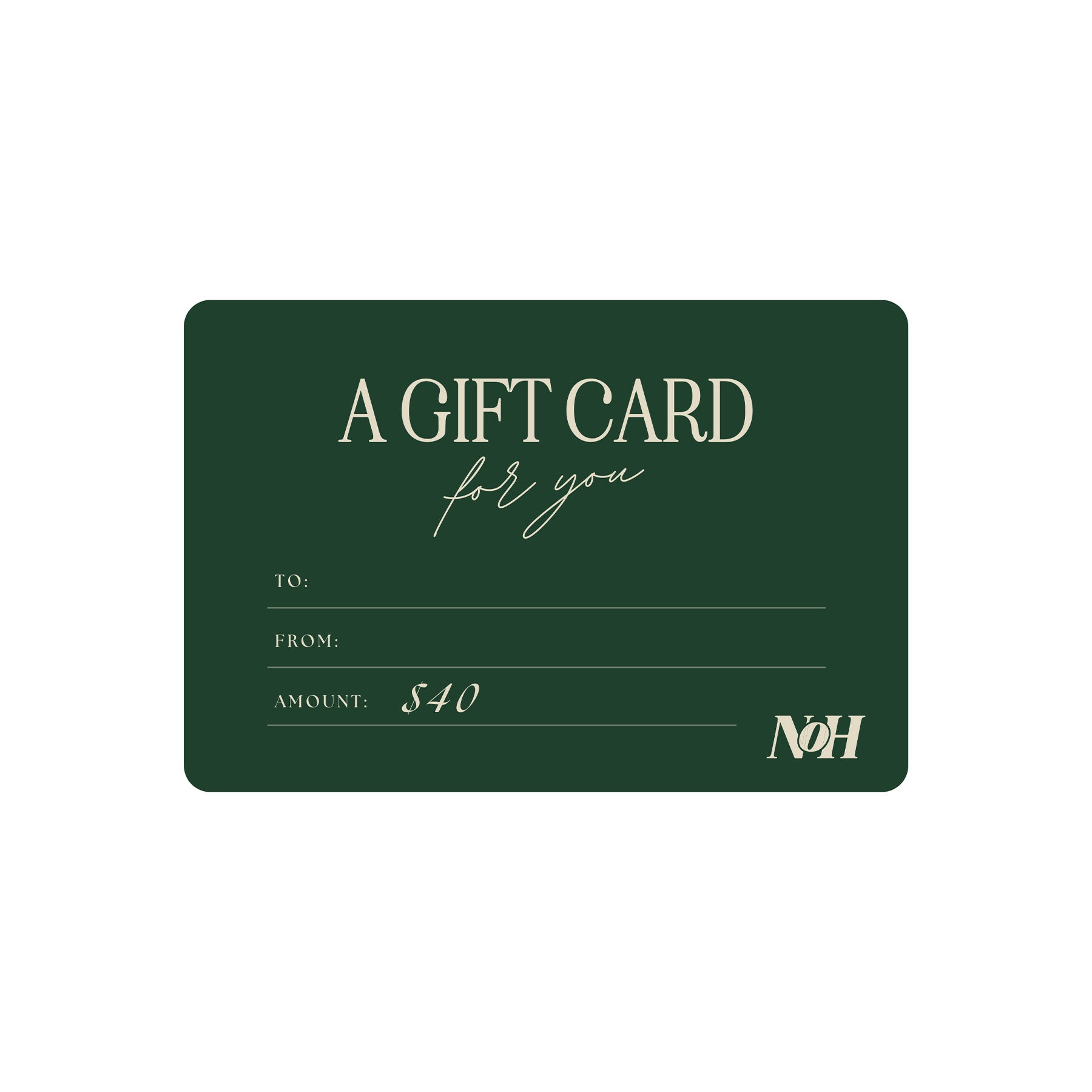 Notions of Habit eGift Card