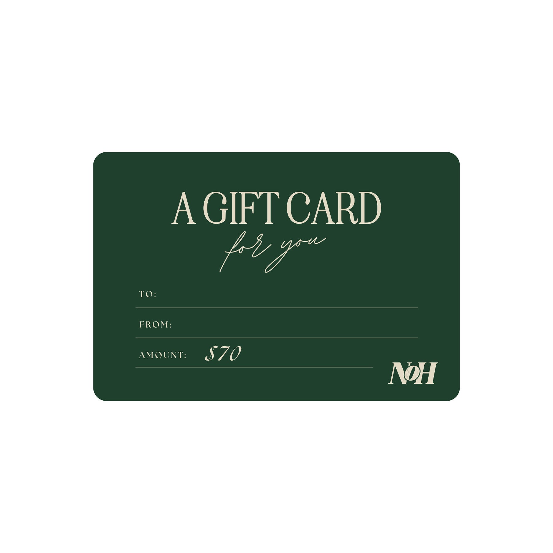 Notions of Habit eGift Card
